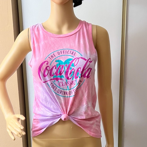 Coca-Cola pink tank top. Women’s size S - Picture 1 of 8